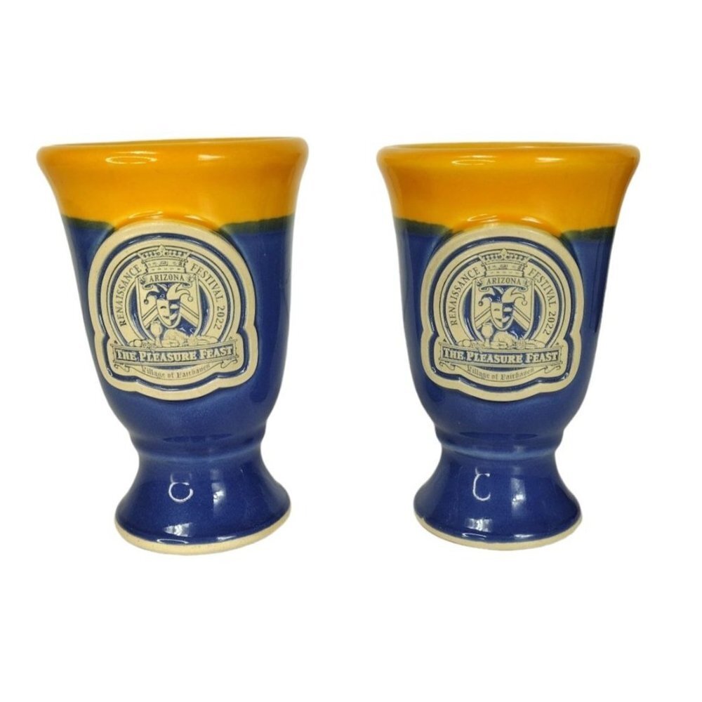 The Pleasure Feast Village of Fairhaven Renaissance Festival Arizona 2022 Goblet - Picture 4 of 7